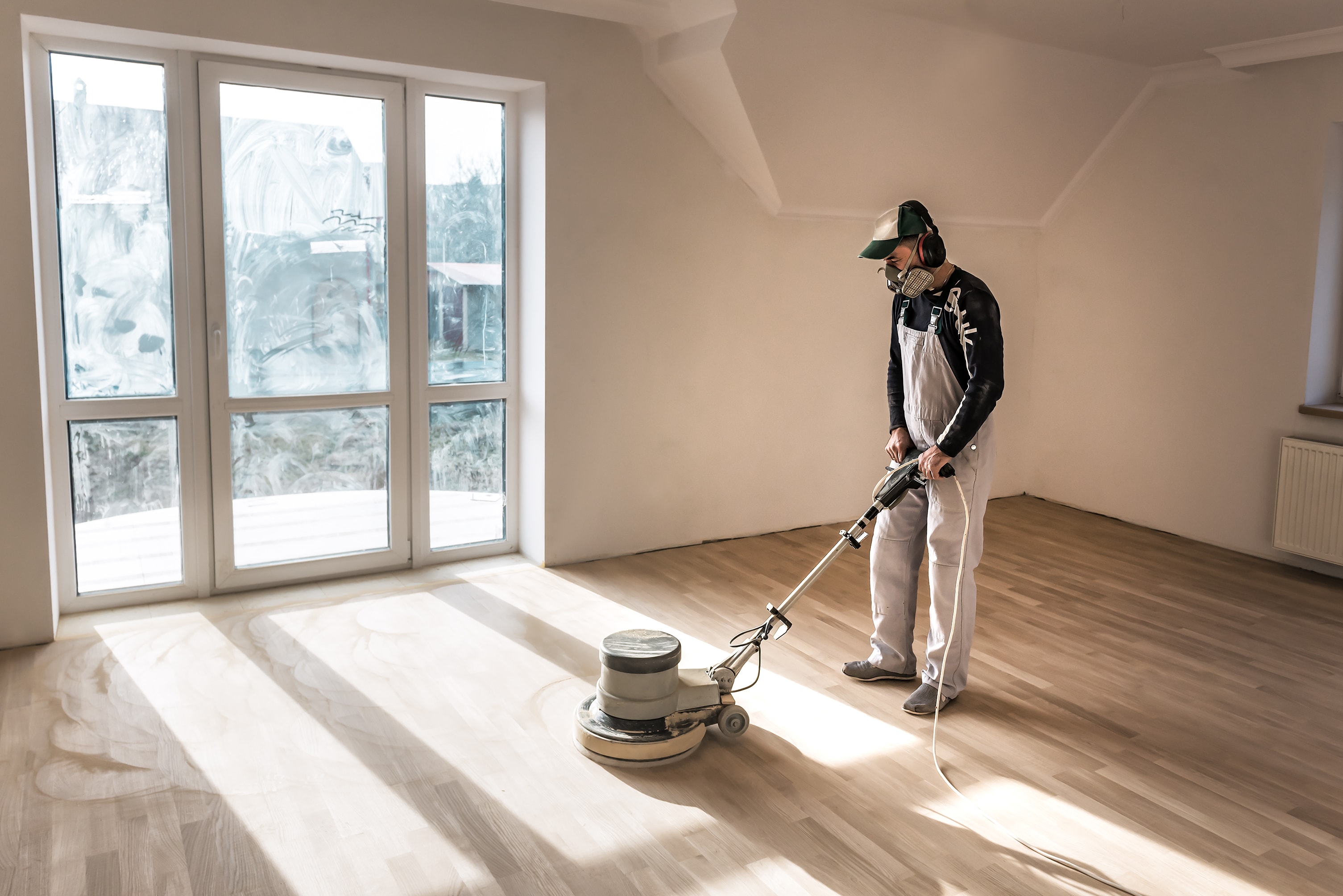 Gulvsliber i arbejde
